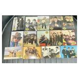 Group of 14 vintage Beatles trading cards