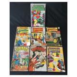 Vintage 10 and 12 cent comic books