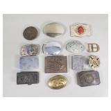 Group of vintage belt buckles