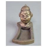 Vintage Chinese brass figural incense burner