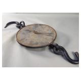 Antique salt trader spring balance hanging scale