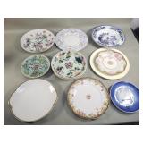 Group of antique porcelain and ceramic plates
