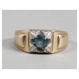 14k gold and topaz ring