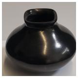 Gaby Almeida blackware pottery vase