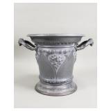 Vintage pewter planter
