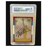 1998 Fleer 23kt gold Michael Jordan grade 10