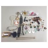 Group of costume jewelry