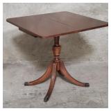 Antique walnut flip-top game table