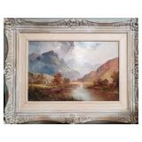 Signed Duncan McNair oil on canvas landscape
