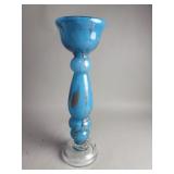 Art glass large candlestick