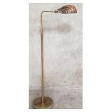 Hollywood Regency brass floor lamp