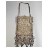 Antique French beaded purse