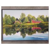 Vintage oil painting on canvas