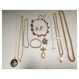 Vintage designer jewelry necklaces, bracelets,