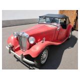 1952 classic MG TD Roadster