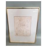 Salvador Dali etching