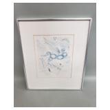 Salvador Dali etching
