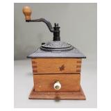 Vintage box mill coffee grinder