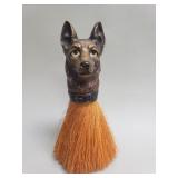 Vintage composite German Shepard head clothing