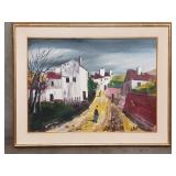 Signed Charles de Montfort oil painting on board