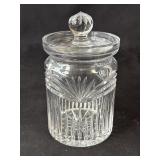 Vintage cut glass candy jar