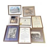 Lot of vintage framed photos