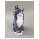 Royal Copenhagen porcelain cat figurine