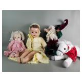 Group of vintage dolls