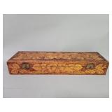 Vintage flemish art glove box
