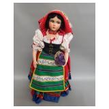 Vintage Magis Roma felt doll