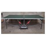 Kettler folding ping pong table with accessories