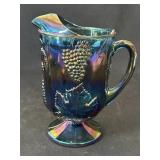 Vintage carnival glass pitcher