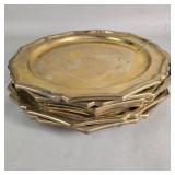Vintage brass trays
