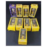 Lot of 9 Laker bobble heads