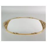Vintage mirrored perfume tray
