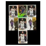Lot LeBron James Basketball Cards.