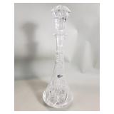 Vintage West German lead crystal decanter with