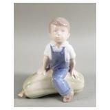 Vintage Royal Copenhagen "Boy On Gourd"