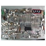 Vintage silver plate flatware
