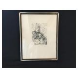 Salvador Dali "El Cidï¿½ etching with coa