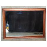 Stickley cherry wood frame wall mirror
