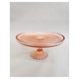 Vintage Carnival glass cake stand