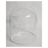 Antique hand blown glass dome
