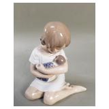 Royal Copenhagen porcelain girl figurine