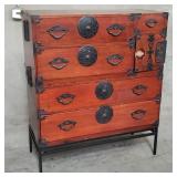 Vintage 3-piece Japanese tansu