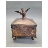 Meriden Company silver plate figural footed