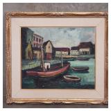 Signed oil painting on canvas