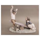 Lladro "See-saw" porcelain figurine