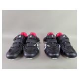 Two  pairs of Peloton cycling shoes