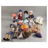 Group of vintage dolls